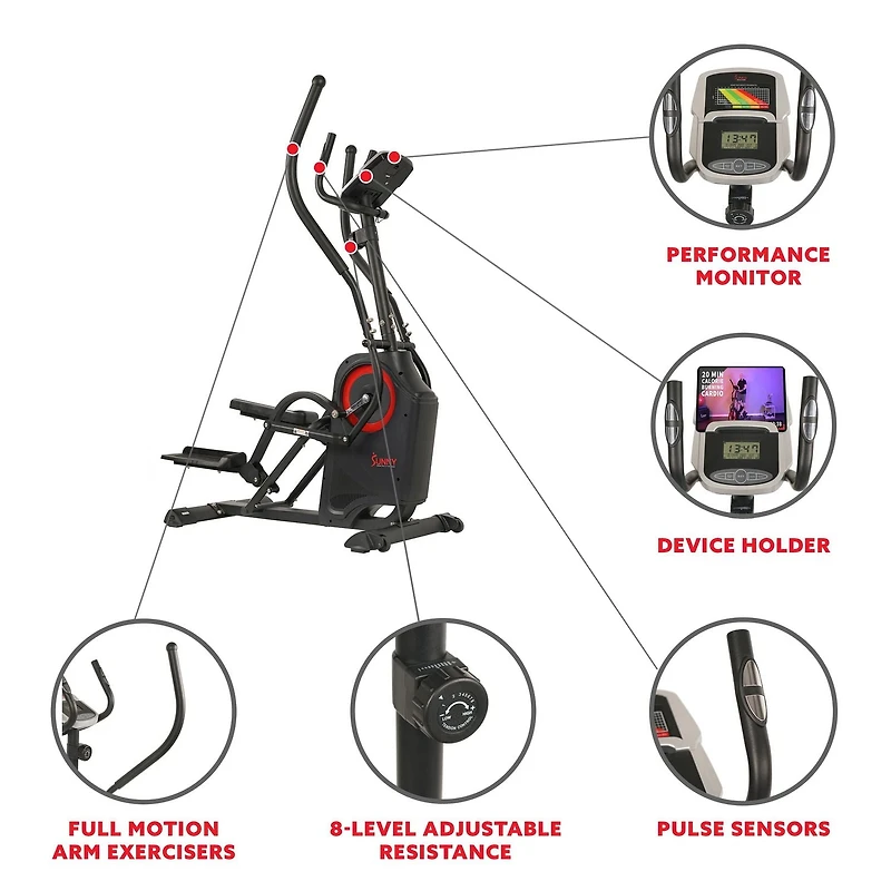 Grimpeur cardio Sunny Health & Fitness Premium - SF-E3919