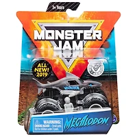 Monster Jam, Official Megalodon Monster Truck, Die-Cast Vehicle, Over Cast Series, 1:64 Scale