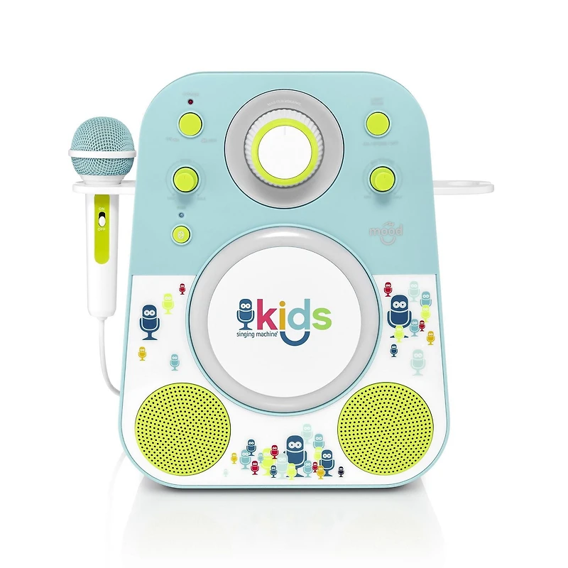 Singing Machine-Kids Glowing Bluetooth Sing-Along Speaker w/Mic