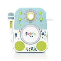 Singing Machine-Kids Glowing Bluetooth Sing-Along Speaker w/Mic