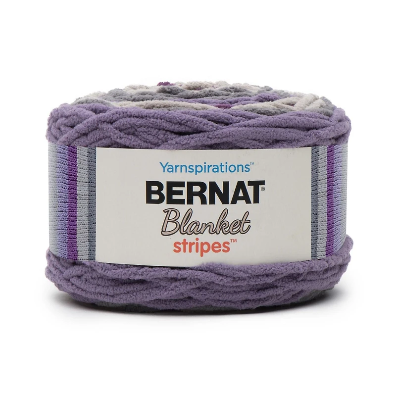 Bernat® Blanket Stripes™ Yarn, Polyester #6 Super Bulky, 10.5oz/300g, 220 Yards