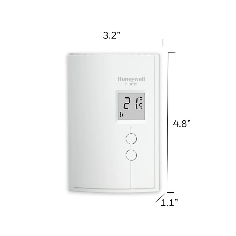 Honeywell Home RLV3120A Digital Non-Programmable Thermostat, Non-Programmable Thermostat