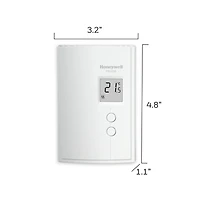 Honeywell Home RLV3120A Digital Non-Programmable Thermostat, Non-Programmable Thermostat