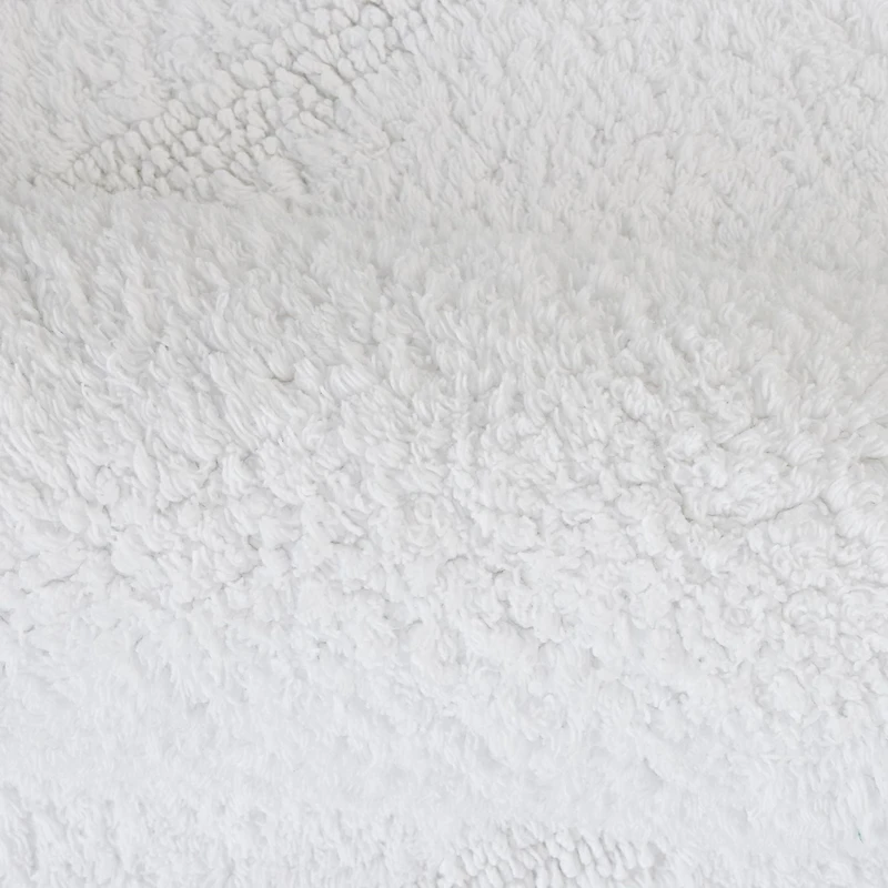 Tapis de bain réversible en coton Better Homes & Gardens, blanc arctique, 43 x 61 cm
