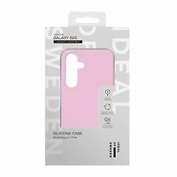 Ideal of Sweden Silicone Case Compatible w/MagSafe Bubblegum Pink for Samsung Galaxy S25/Galaxy S24