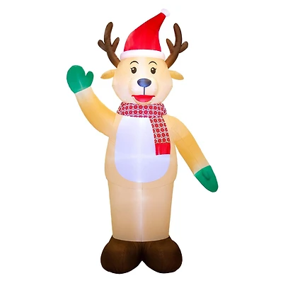Occasions Noël Renne ondulant colossal gonflable de 20 pieds