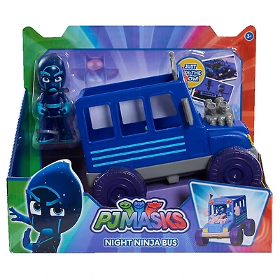 PJ Masks Vehicle Asst.-Night Ninja Bus