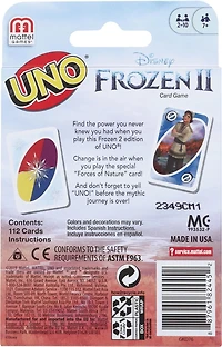 Jeu de Cartes UNO Disney Frozen II