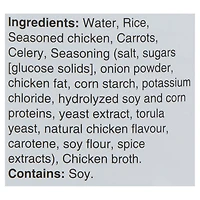 Soupe au poulet et au riz réduite en sel St-Hubert