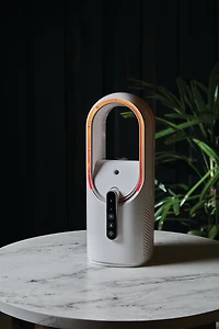 Better Homes and Gardens Bladeless Portable Fan + Humidifier in White