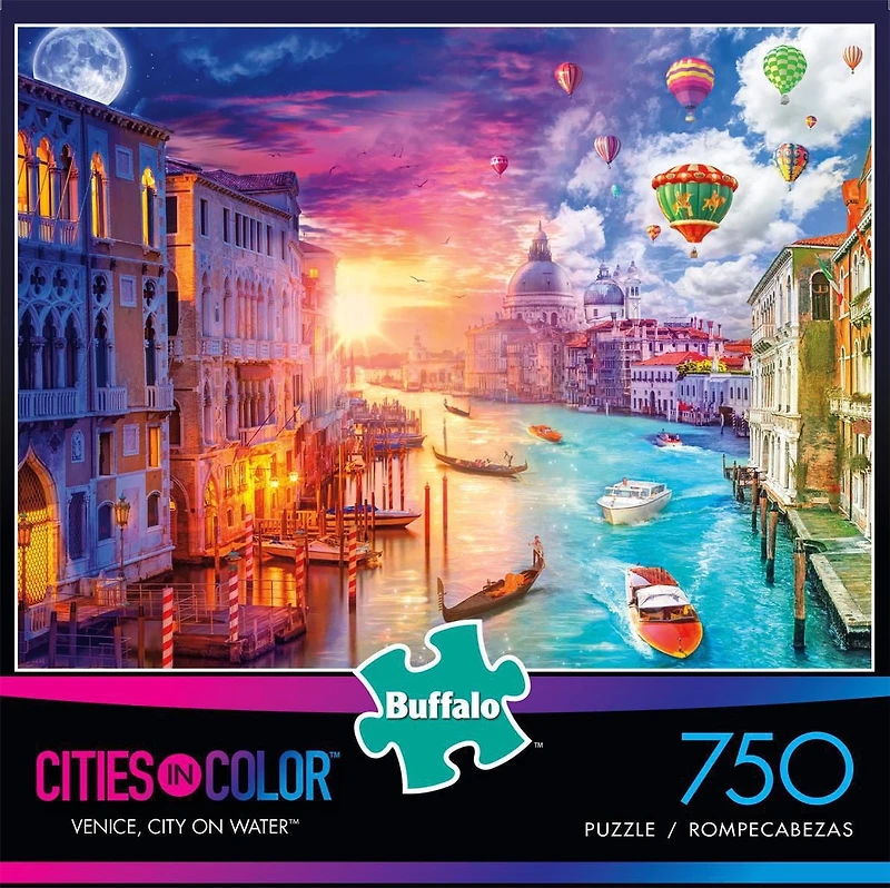 Buffalo Games - Le puzzle Cities in Color - Venice, City on Water - en 750 pièces