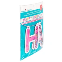 Happy Birthday Confetti Banner, Way to Celebrate