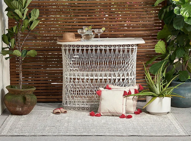 ECARPET Maze Transitional Area Rug for Living Room, Bedroom, Dining Entrance, Hallway and More.