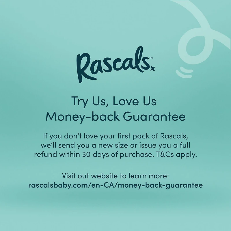 Les couches de qualité Jumbo de Rascals Unisexe, tailles 1-6,100-168ct