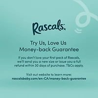 Les couches de qualité Jumbo de Rascals Unisexe, tailles 1-6,100-168ct