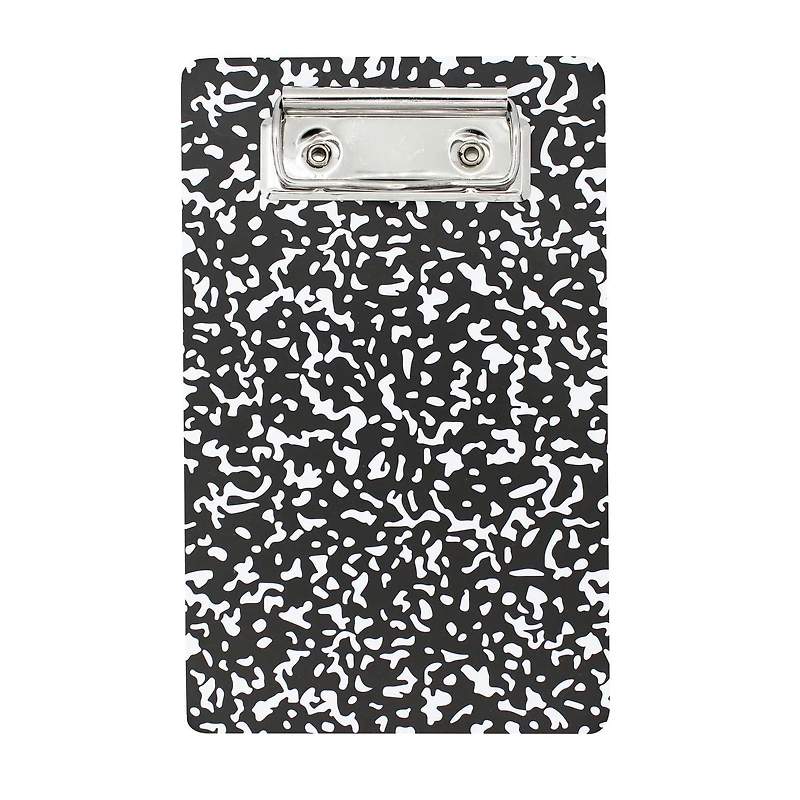Mini Presse-Papiers en U avec Bloc-Notes, 40 Feuilles, Thème Scolaire Porte-bloc