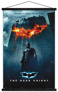Film DC Comics - The Dark Knight - Batman Logo sur Fire One Sheet