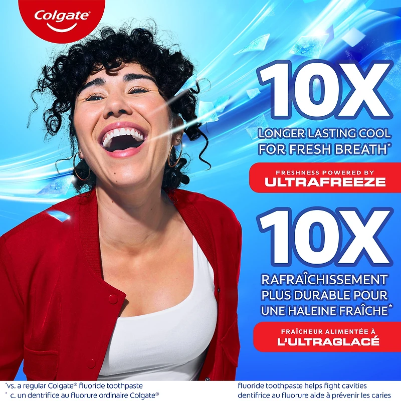 Dentifrice Colgate MaxFrais à la menthe fraîche, 150 ml