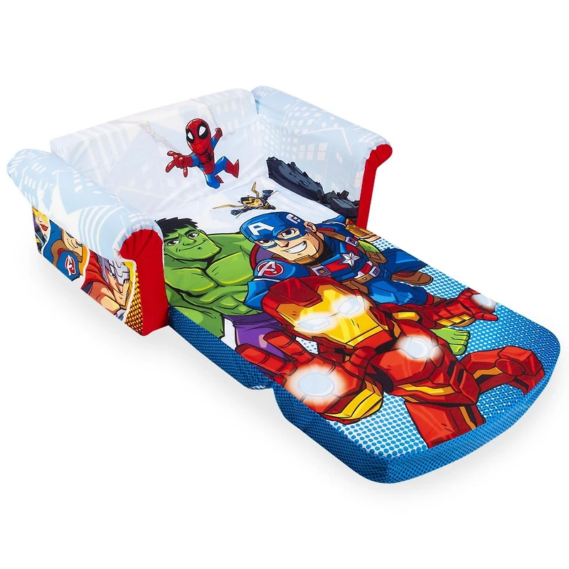 Mobilier Marshmallow - Canapé dépliable 2-en-1 pour enfants, Marvel Super Hero Adventures, par Spin Master