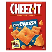 Les craquelins Cheez-It* Extra-fromagée Fabriqué avec du vrai fromage