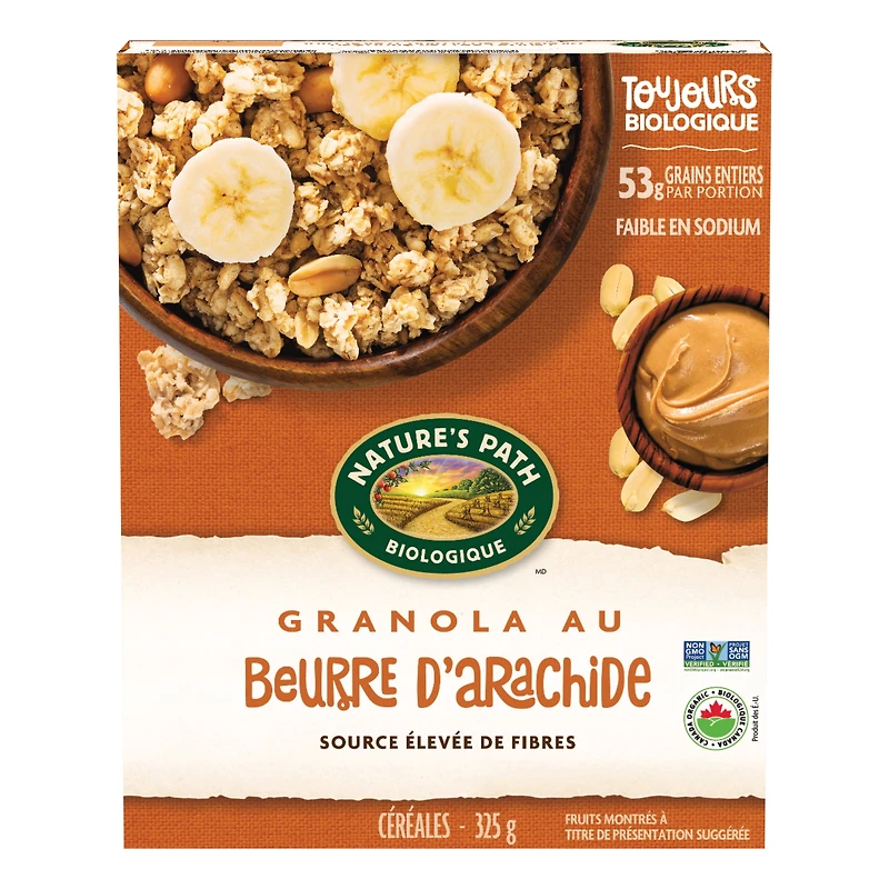 Nature's Path Granola Beurre d'arachide Biologique 325 grammes