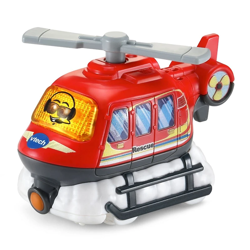 VTech Tut Tut Bolides Malo, hélico turbo - hélicoptère parlant - Version anglaise