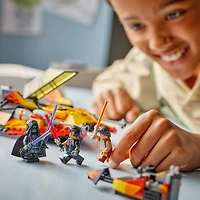 LEGO Star Wars Le Snowspeeder en Flammes, Jouet de Construction 75414 LEGO Le Snowspeeder™ en 75414