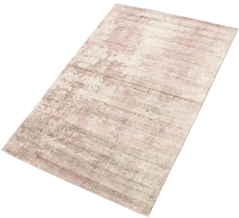 ECARPETGALLERY 5'0" x 7'7"  Stripes Galleria Hand-knotted Area Rug for Living Room, Dining Room and Bedroom in Grey