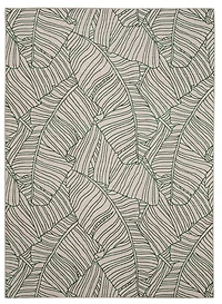 Outdoor Washable Largo Ivory & Green 7' x 9' Area Rug