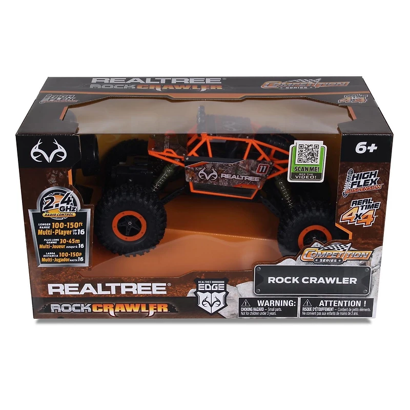 NKOK 2,4 GHz RealTree Rock Crawler jouet RC à l'échelle 1/16 (bord – vert)
