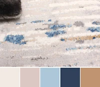 ECARPET Efes Contemporary/Modern Area Rug for Living Room, Bedroom, Dining Entrance, Hallway and More