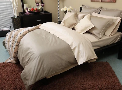 Ambassador 600 Thread Count Maholi Tuxedo Stripe Cotton Sheet Set