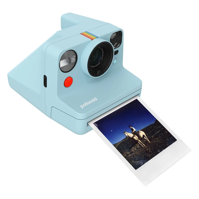 Polaroid Now + Génération 3 caméra instantanée- Bleu Arctique