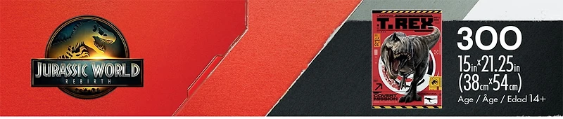 Buffalo Games T. Rex Encounter 300-Piece Interlocking Jigsaw Puzzle for Adults Ages 14-99 Years