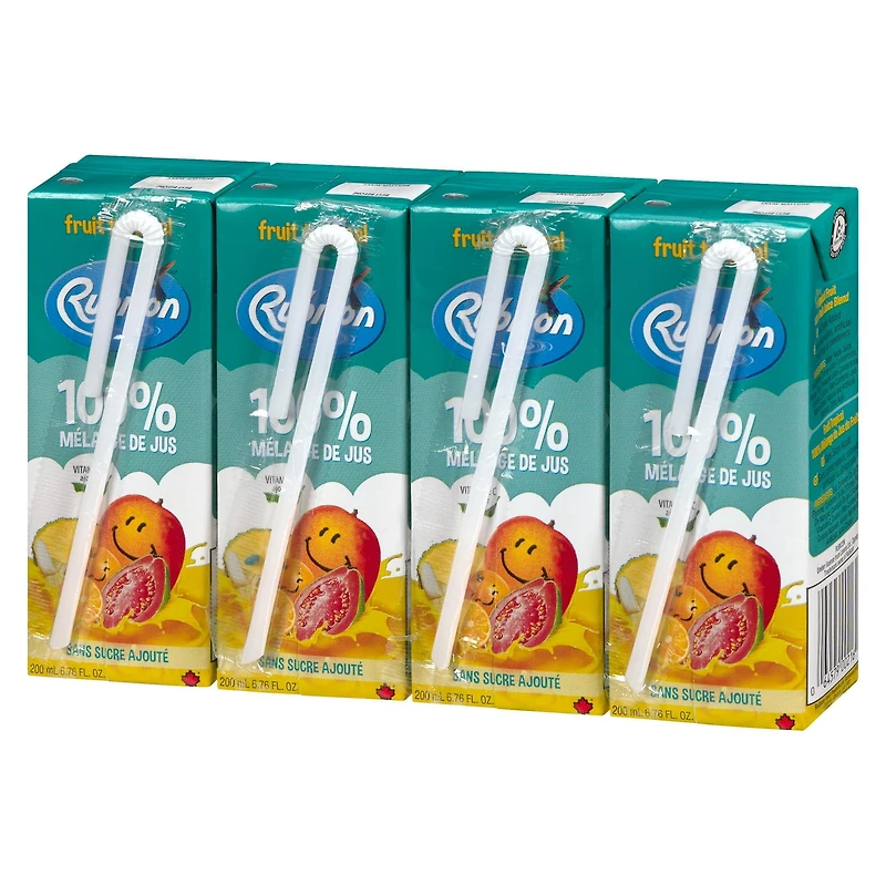 jus de fruits mélangés 100 % Tropical Fruit de Rubicon sans sucre ajouté