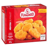 Flamingo pépites panées de poulet avec sauce aigre-douce entièrement cuites