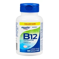 Equate B12 1000mcg dissolution rapide