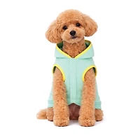 One Paw, Sweat-shirt à capuche pour chien, couleur menthe, avec bordure contrastée, tissu doux, pour chiens, plusieurs tailles, couleur menthe, unisexe
