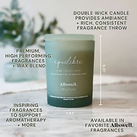 Allswell Scented 15 oz. Coconut Wax Spa Candle, Balance (Balsam + Mahogany + Musk)