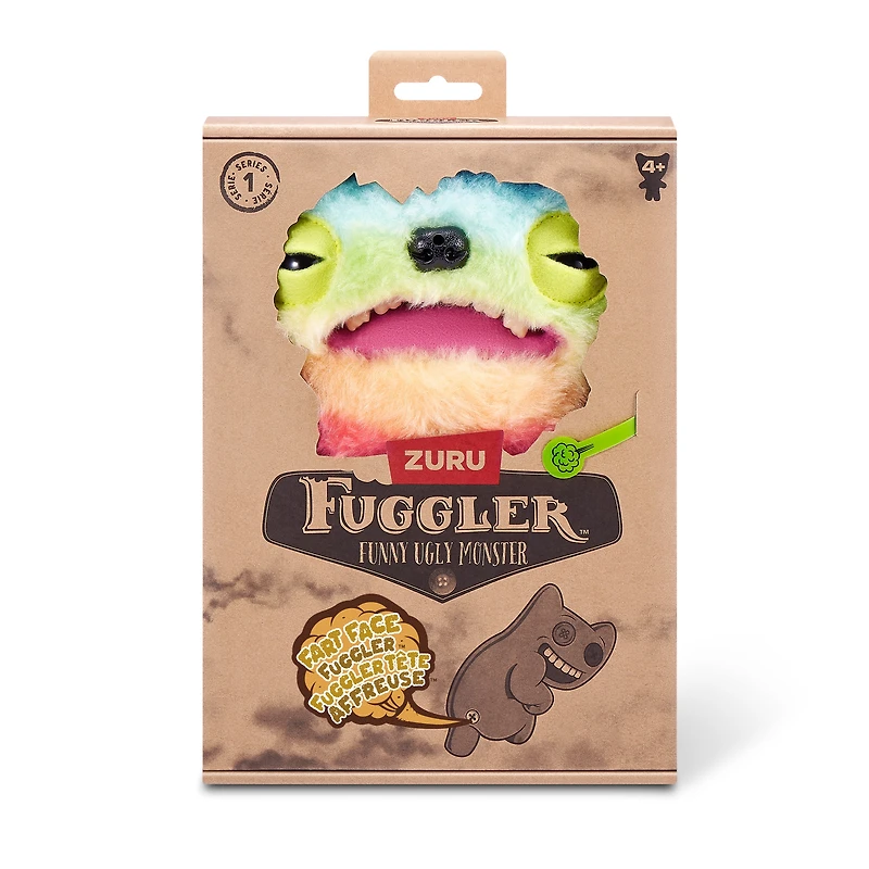 Fuggler Fart Face 9 pouces Assortiment Série 1 de ZURU, Funny Ugly Monster Jouet en peluche