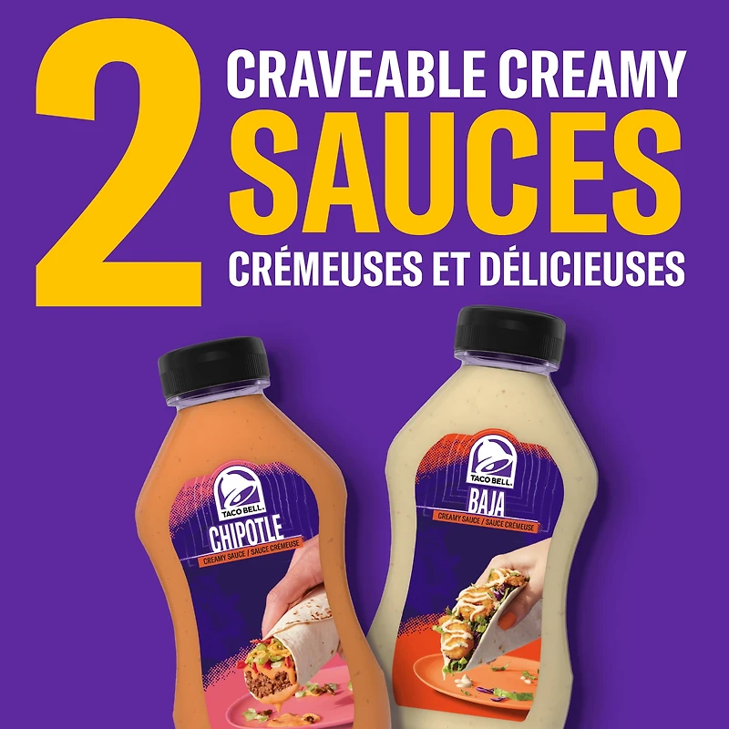Taco Bell Creamy Baja Sauce, 354 mL Bottle, TB CREAMY BAJA SAUCE