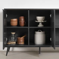 South Shore Mezzy 2-Door Sideboard with Open Storage<br>