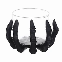 Porte-bougies en os sur le thème d’Halloween pour les décorations d’intérieur d’Halloween 10.1cm