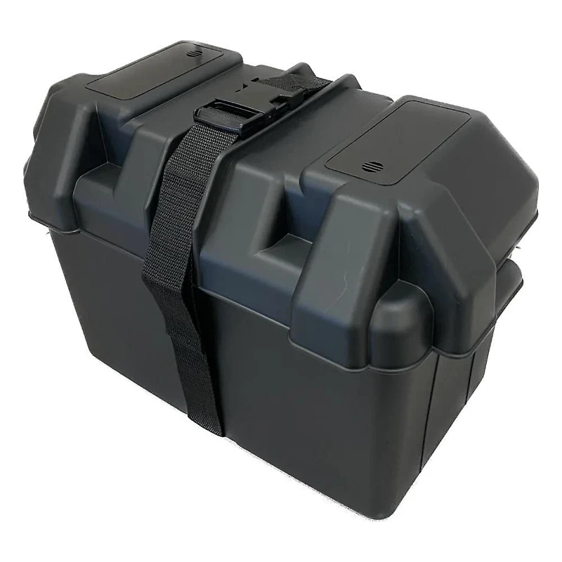 Blue Dog Marine High-Quality Battery Box 27M with Mounting Strap - Secure and Durable Battery Box