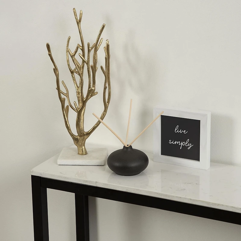 Œuvre d'appoint encadrée 15 x 15 Live Simply