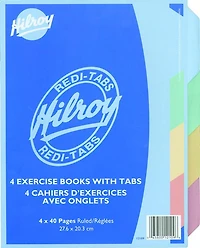 Livre De Broderie Hilroy Redi-Tabs 40 Pages, Lot De 4