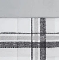 Mainstays Grey Plaid Comforter Double/Queen