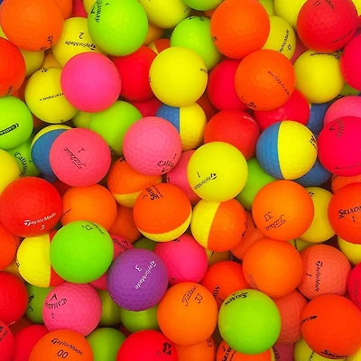 Mulligan - 48 Mix Pro Line 5A Recycled Used Golf Balls, Color