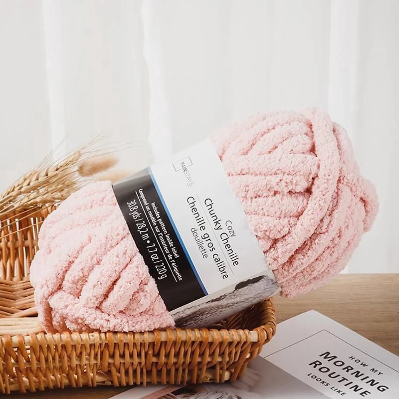 Gros Fil de Chenille Rose de Mainstays