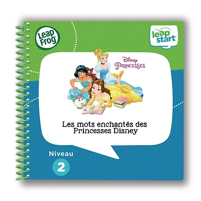 LeapFrog LeapStart 3D Livre éducatif (Niveau 2) Les mots enchantés des princesses Disney - Version française